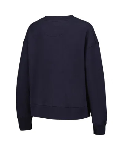 League Collegiate Wear Women's Navy Penn State Nittany Lions Boxy Pullover Sweatshirt