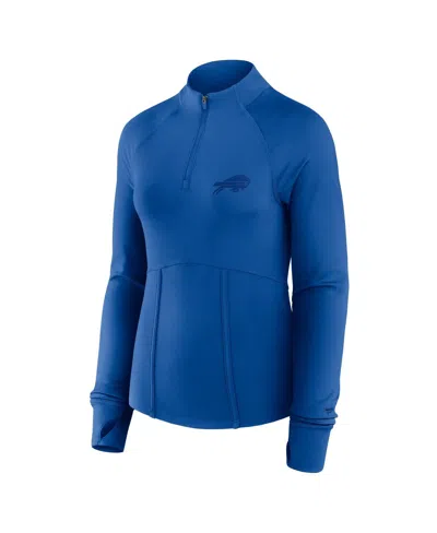 Fanatics Women's Royal Buffalo Bills Elements Quarter-zip Jacket In Blue