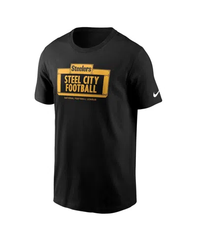 Nike Black Pittsburgh Steelers Primetime Local Essential T-shirt