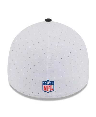 New Era Men's White/black Cincinnati Bengals 2025 Nfl Training Camp 39thirty Flex Hat