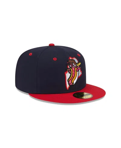 New Era Men's Navy Portland Sea Dogs Theme Nights 59fifty Fitted Hat