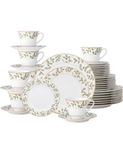 Noritake Holly & Berry 40-pc. Dinnerware Set, Service For 8