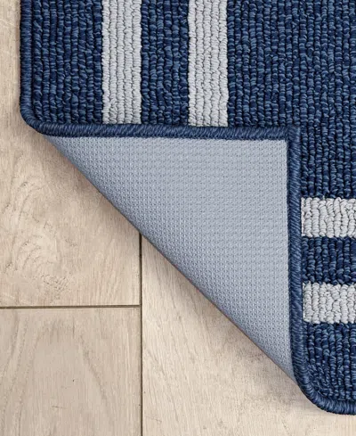 Jean Pierre New York Double Line Border Tufted Runner Rug, 30" X 144"