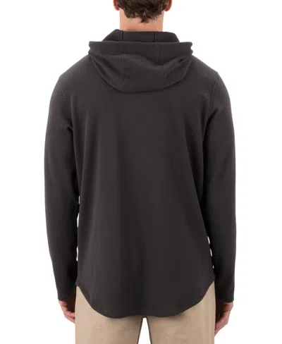 Hurley Fairfax Thermal Hoodie In Black