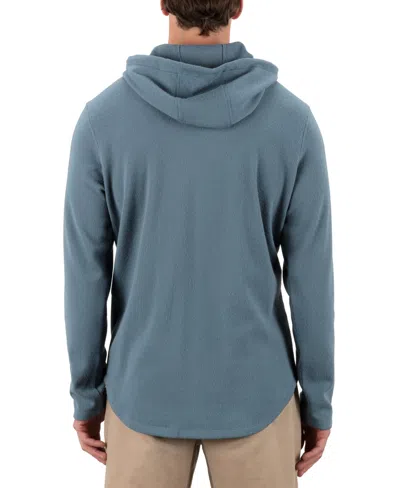 Hurley Fairfax Thermal Hoodie In Blue