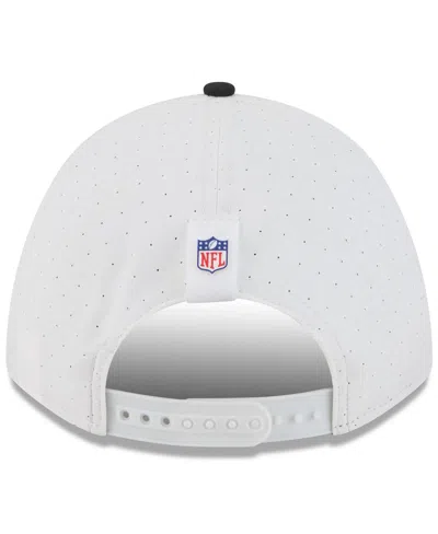 New Era Big Boys And Girls White/black Pittsburgh Steelers 2025 Nfl Training Camp A-frame 9forty Adjustable  In White