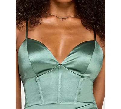 Katia Rae Juniors' Sateen Sweetheart Midi Dress