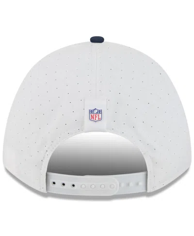 New Era Big Boys And Girls White/navy Denver Broncos 2025 Nfl Training Camp A-frame 9forty Adjustable Hat In White