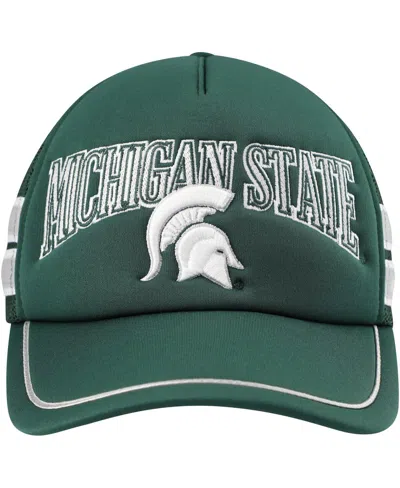 47 Brand Men's Green Michigan State Spartans Sideband Trucker Adjustable Hat