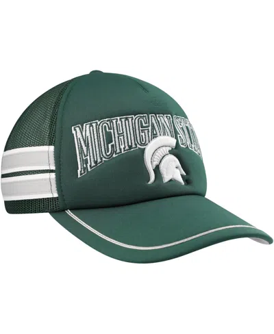 47 Brand Men's Green Michigan State Spartans Sideband Trucker Adjustable Hat