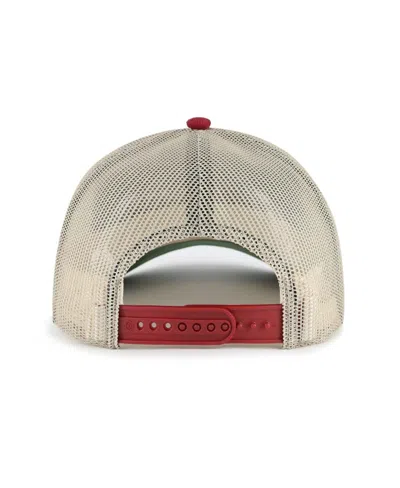 47 Brand Men's Garnet Florida State Seminoles Pomona Mesh Hitch Adjustable Trucker Hat