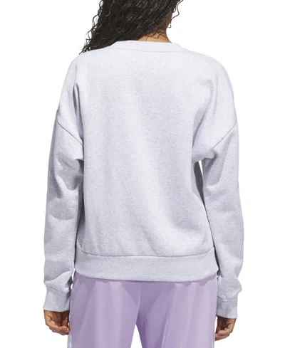 Adidas Originals Women's Faux-pearl Logo Crewneck Sweatshirt