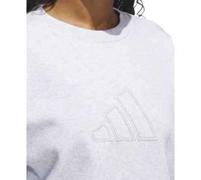 Adidas Originals Women's Faux-pearl Logo Crewneck Sweatshirt