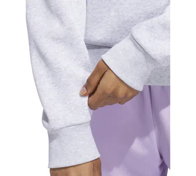 Adidas Originals Women's Faux-pearl Logo Crewneck Sweatshirt