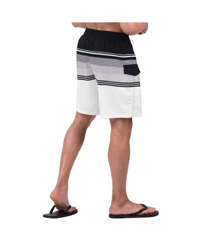 G-iii Sports By Carl Banks Black Las Vegas Raiders Jump Shot Volley Swim Trunks
