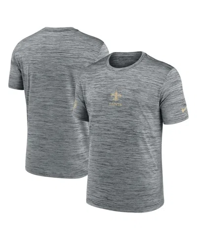 Nike Men's Gray Chicago Bears Sideline Velocity Performance T-shirt