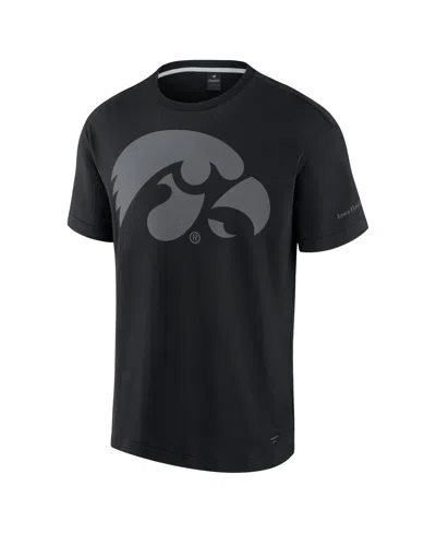 Fanatics Men's Black Iowa Hawkeyes Iconic T-shirt In Black