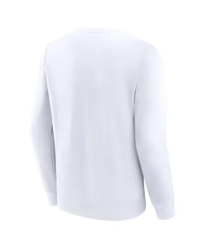 Fanatics Men's White Stony Brook Seawolves Short Name Pullover Sweatshirt In White