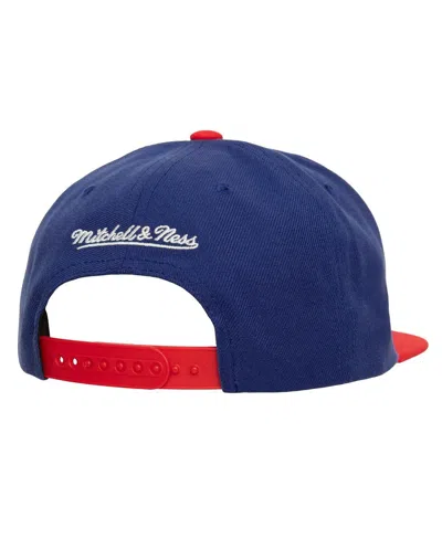 Mitchell & Ness Men's Navy Chicago Cubs Cooperstown Collection Basic Flip Snapback Hat
