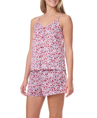 Tommy Hilfiger Women's 2pc Cami And Boxer Pajama Set