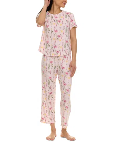 Flora By Flora Nikrooz Women's 2-pc. Jody Floral Pajamas Set