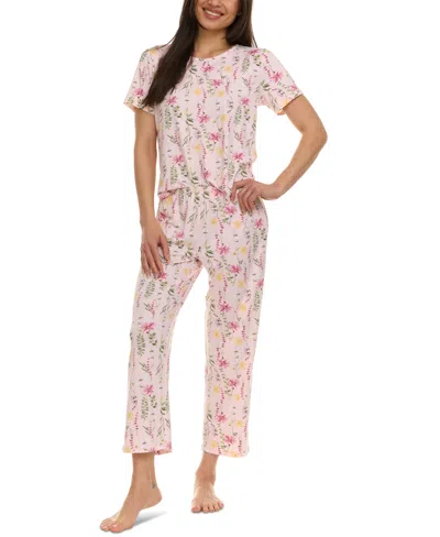 Flora By Flora Nikrooz Women's 2-pc. Jody Floral Pajamas Set