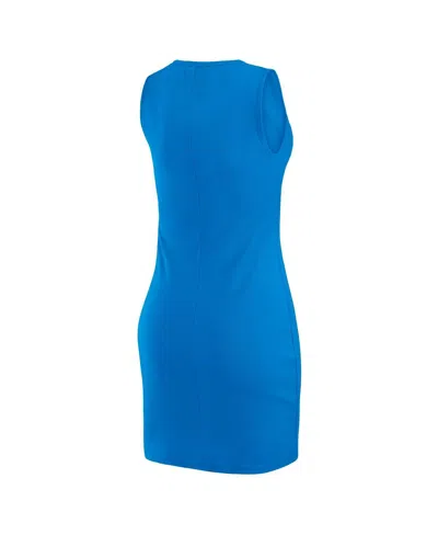 Wear By Erin Andrews Women's X Gracie Hunt Powder Blue Los Angeles Chargers Ribbed Tank Dress