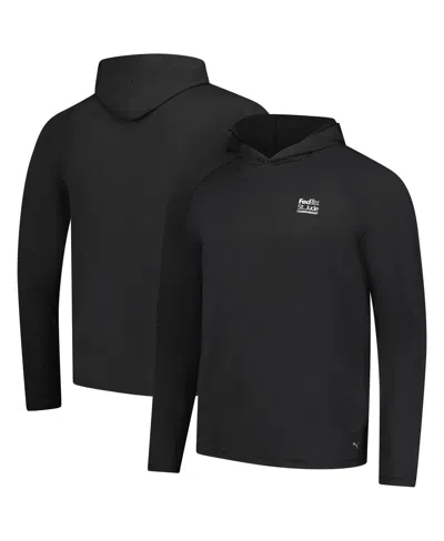Puma Black Fedex St. Jude Championship You-v Pullover Hoodie In Black