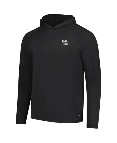 Puma Black Fedex St. Jude Championship You-v Pullover Hoodie In Black