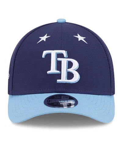 New Era Men's Navy/light Blue Tampa Bay Rays 2025 Mlb All-star Game 9forty M-crown Adjustable Hat