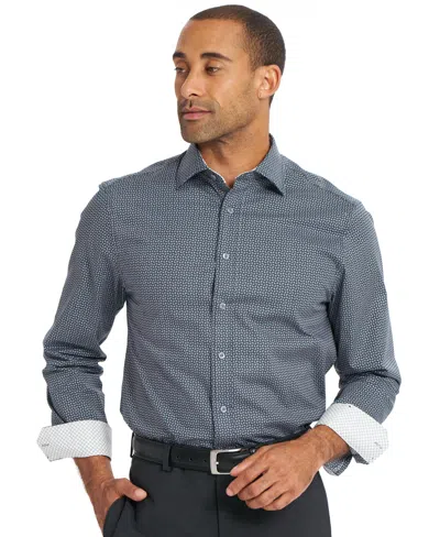 Nick Graham Men's Corner Square Dress Shirt In Black
