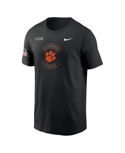 Nike Black Clemson Tigers 2025 Military Appreciation Performance T-shirt