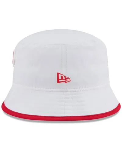 New Era Men's White Kansas City Chiefs 2025 Nfl Training Camp Stretch Bucket Hat
