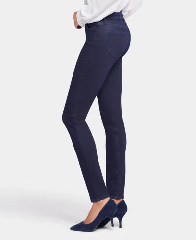 Nydj Petite Ami Skinny Pull On Jeans In Blue