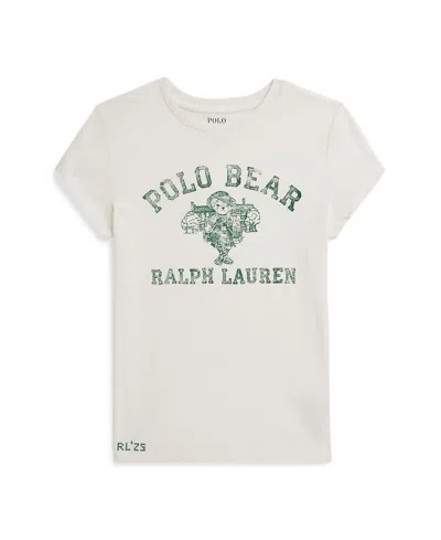 Polo Ralph Lauren Ralph Lauren Polo Bear Cotton Jersey Tee In Gray