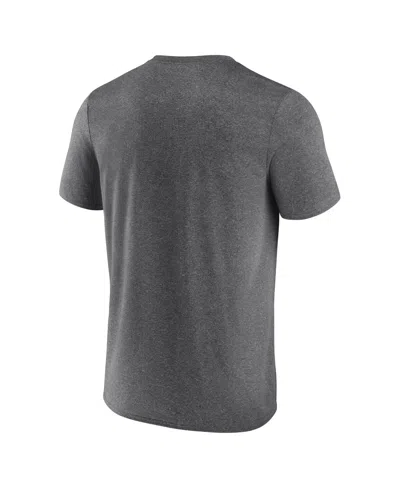 Fanatics Men's Heather Charcoal Florida Panthers Black Ice Synthetic T-shirt In Gray