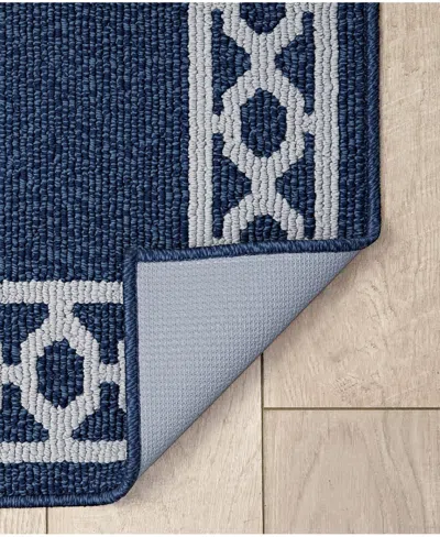 Jean Pierre New York Christine Trellis Border Tufted Runner Rug, 30" X 120"