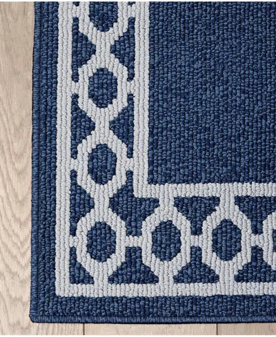 Jean Pierre New York Christine Trellis Border Tufted Runner Rug, 30" X 120"