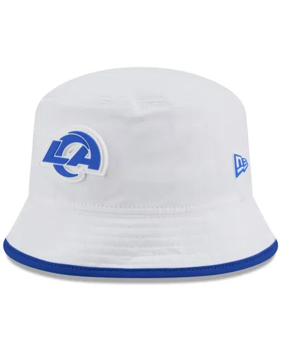 New Era Men's White Los Angeles Rams 2025 Nfl Training Camp Stretch Bucket Hat