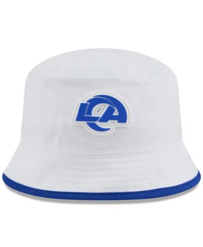 New Era Men's White Los Angeles Rams 2025 Nfl Training Camp Stretch Bucket Hat