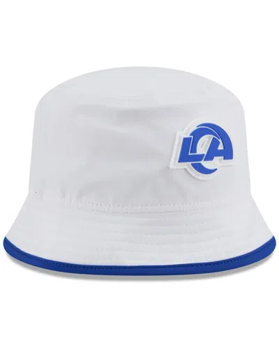 New Era Men's White Los Angeles Rams 2025 Nfl Training Camp Stretch Bucket Hat