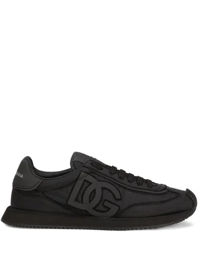 Dolce & Gabbana Low Top Sneakers Featuring Suede Accents