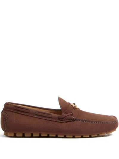 Valentino Mocassino Driver Fastaway In Cervo Suede