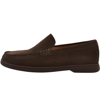 Hugo Boss Boss Sienne Loafers Dark Brown In Brown
