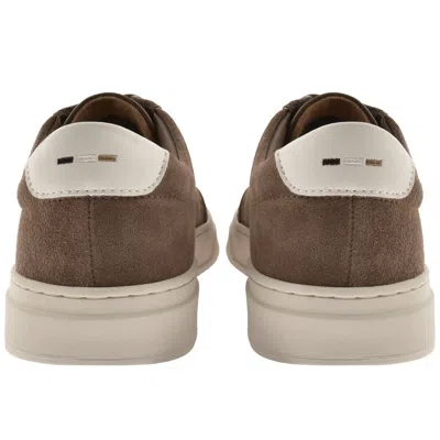 Hugo Boss Boss Kieran Tennis Trainers Beige In Brown