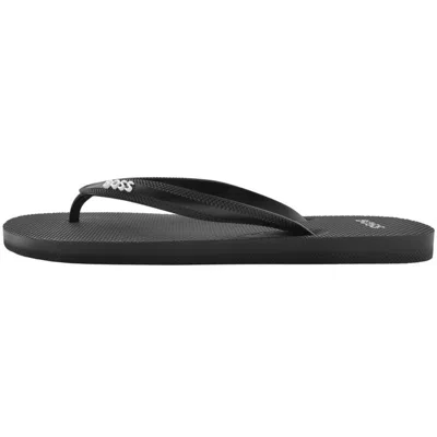 Hugo Boss Boss Tracy Flip Flops Black In Black