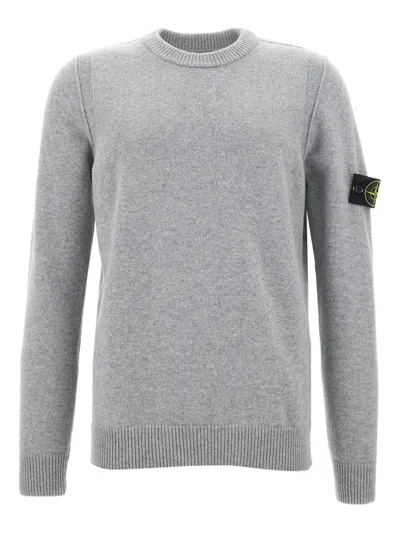 Stone Island Lightweight Wool Crew Neck Sweater With Raglan Sleeves Clothing