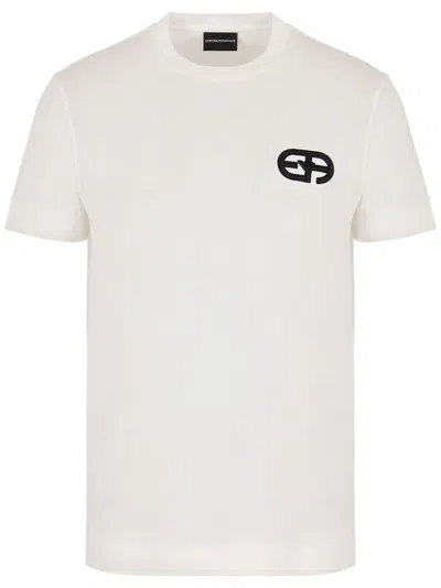 Emporio Armani Logo-embroidered T-shirt