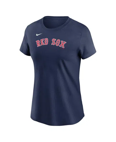 Nike Women's Jarren Duran Navy Boston Red Sox Fuse Name Number T-shirt