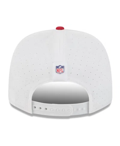 New Era Men's White/red Tampa Bay Buccaneers 2025 Nfl Training Camp 9seventy Adjustable Hat